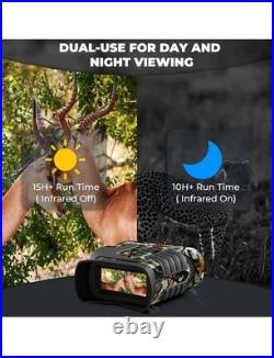 Portable Night Vision Goggles with 1315FT Range Ideal for Hunting and Viewing