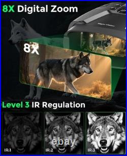 Professional 4K Night Vision Goggles, 3.99 HD Screen