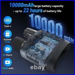 Professional 4K Night Vision Goggles with Infrared and 64GB Card Included