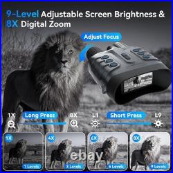 Professional 4K Night Vision Goggles with Infrared and 64GB Card Included