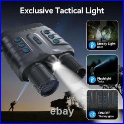 Professional 4K Night Vision Goggles with Infrared and 64GB Card Included