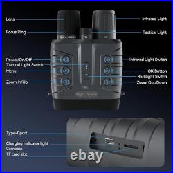 Professional 4K Night Vision Goggles with Infrared and 64GB Card Included