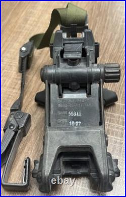 Rare Early Norotos PVS7 Mount Old Gen Nvg Mount/ Helmet Ratcheting System