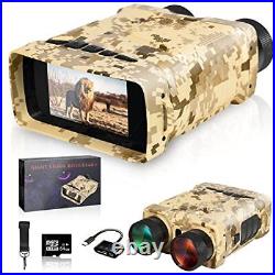 Rechargeable Digital Night Vision Goggles Binoculars for Adults, 1080p