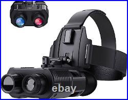 Rechargeable Head Mounted FHD Night Vision Goggles Digital IR Hunting Binoculars