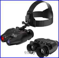Rechargeable Head Mounted FHD Night Vision Goggles Digital IR Hunting Binoculars
