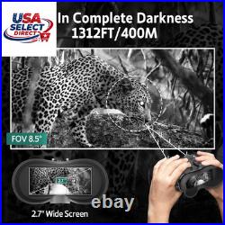 Rechargeable Night Vision Goggles 1312FT Infrared Binoculars with 32GB Card