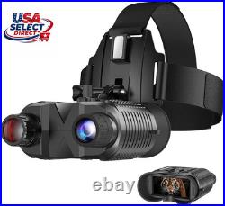 Rechargeable Night Vision Goggles 1312FT Infrared Binoculars with 32GB Card Rechargeable Night Vision Goggles 1312FT Infrared Binoculars with 32GB Card