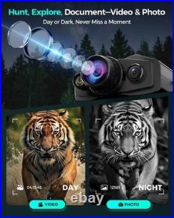 Rechargeable Night Vision Goggles with Large HD Display and Shockproof Design