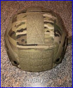 Revision Military Mid Cut Helmet Gunfighter Helmet With NVG & Rail Mounts Sz Sm