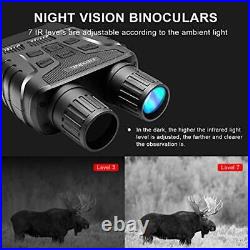Rexing B1 Night Vision Goggles Binoculars with LCD Screen IR Digital Dual Ph