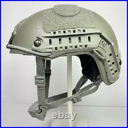 SAW-FAST S/M Foliage High-cut Combat Ballistic Helmet Dial NVG 3 hole NIJ IIIA