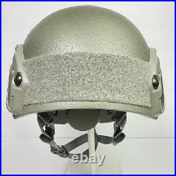 SAW-FAST S/M Foliage High-cut Combat Ballistic Helmet Dial NVG 3 hole NIJ IIIA