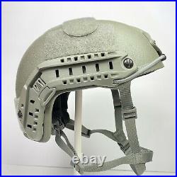 SAW-FAST S/M Foliage High-cut Combat Ballistic Helmet Dial NVG 3 hole NIJ IIIA