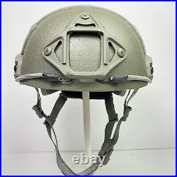 SAW-FAST S/M Foliage High-cut Combat Ballistic Helmet Dial NVG 3 hole NIJ IIIA