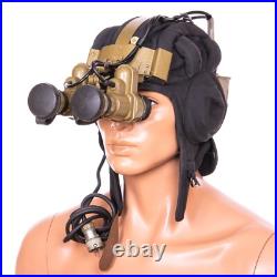 Soviet army Night Vision Device PNV-57E + tank helmet USSR red army