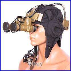 Soviet army Night Vision Device PNV-57E + tank helmet USSR red army