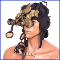 Soviet army Night Vision Device PNV-57E + tank helmet USSR red army