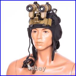 Soviet army Night Vision Device PNV-57E + tank helmet USSR red army