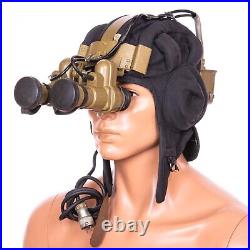 Soviet army Night Vision Device PNV-57E + tank helmet USSR red army