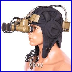 Soviet army Night Vision Device PNV-57E + tank helmet USSR red army
