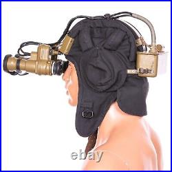 Soviet army Night Vision Device PNV-57E + tank helmet USSR red army