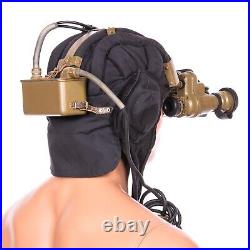Soviet army Night Vision Device PNV-57E + tank helmet USSR red army