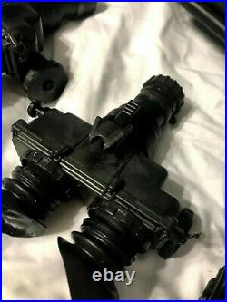 TWO AN-PVS-7B Night Vision Goggles, One GEN 3 Tube, and one Norotos Rhino mount