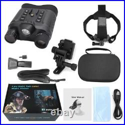 Tactical 4K Helmet Night Vision 36MP Head Mounted Hunting Infrared NVG Goggles