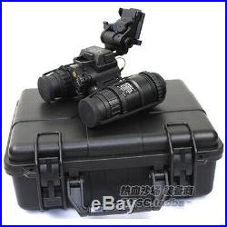 Tactical Airsoft Dummy Metal PVS-15 NVG + L4G24 Helmet Mount + ABS Box