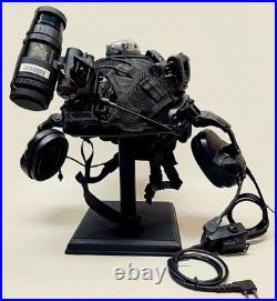 Tactical Helmet NIJ IIIA PVS-18 NVG Monocular Wilcox Mount AMP Comms IR IFF Tactical Helmet NIJ IIIA PVS-18 NVG Monocular Wilcox Mount AMP Comms IR IFF