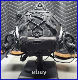 Tactical Helmet NIJ IIIA PVS-18 NVG Monocular Wilcox Mount AMP Comms IR IFF