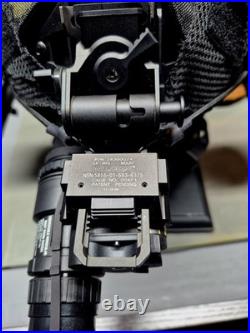 Tactical Helmet NIJ IIIA PVS-18 NVG Monocular Wilcox Mount AMP Comms IR IFF Tactical Helmet NIJ IIIA PVS-18 NVG Monocular Wilcox Mount AMP Comms IR IFF