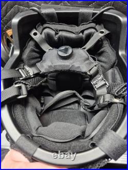 Tactical Helmet NIJ IIIA PVS-18 NVG Monocular Wilcox Mount AMP Comms IR IFF Tactical Helmet NIJ IIIA PVS-18 NVG Monocular Wilcox Mount AMP Comms IR IFF