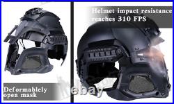 Tactical Military Ballistic Helmet Side Rail NVG Shroud Transfer Base Paintball