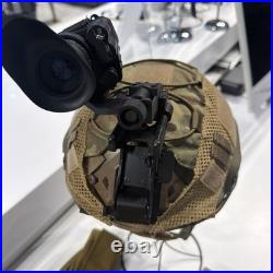 Tactical Military Helmet Real Night Vision Goggles And Military Vest / Radio