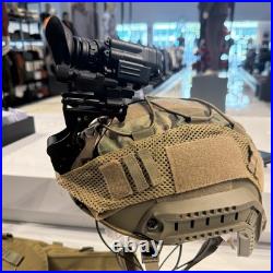 Tactical Military Helmet Real Night Vision Goggles And Military Vest / Radio