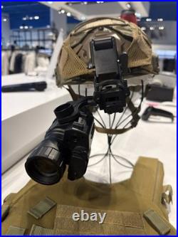 Tactical Military Helmet Real Night Vision Goggles And Military Vest / Radio
