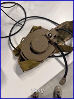 Tactical Military Helmet Real Night Vision Goggles And Military Vest / Radio