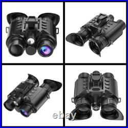 Tactical NVG Head Mounted IR Night Vision Goggles Binocular 4K 8x Digital Zoom