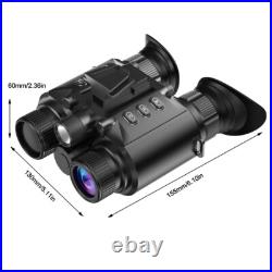 Tactical NVG Head Mounted IR Night Vision Goggles Binocular 4K 8x Digital Zoom