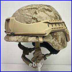 Tan Boltless Helmet Rail NVG Mount System Fits USMC ARMY LWH MICH ACH ECH PASGT