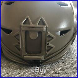 Team Wendy Exfil LTP Helmet Med/large FDE With Used Norotos Nvg Mount