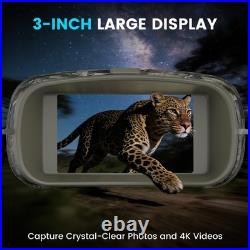 Teluha Night Vision Goggles For Adults 4K Night Vision Binoculars 5000Mah