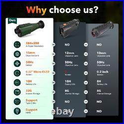 Thermal Imager Monocular Night Vision Goggles Infrared Camera 2025 AI 384288 US