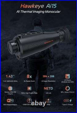Thermal Imaging Monocular AI 384x288 Thermal Night Vision Goggles 5 Display Mode