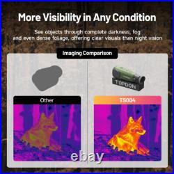 Thermal Imaging Monocular Handheld Night Vision Goggles AI 256X192 8X Zoom 12? M