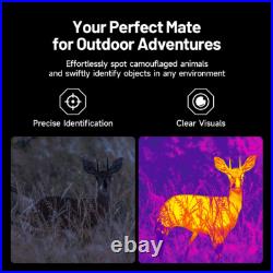 Thermal Imaging Monocular Handheld Night Vision Goggles AI 256X192 8X Zoom 12? M