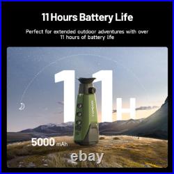 Thermal Imaging Monocular Handheld Night Vision Goggles AI 256X192 8X Zoom 12? M