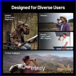 Thermal Imaging Monocular Handheld Night Vision Goggles AI 256X192 8X Zoom 12? M